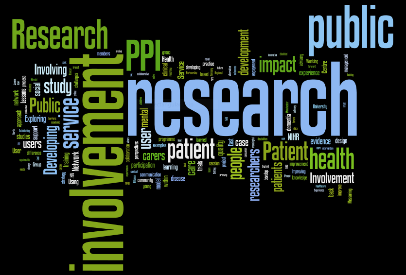 patient and public involvement wordle