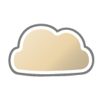 Reflection cloud icon